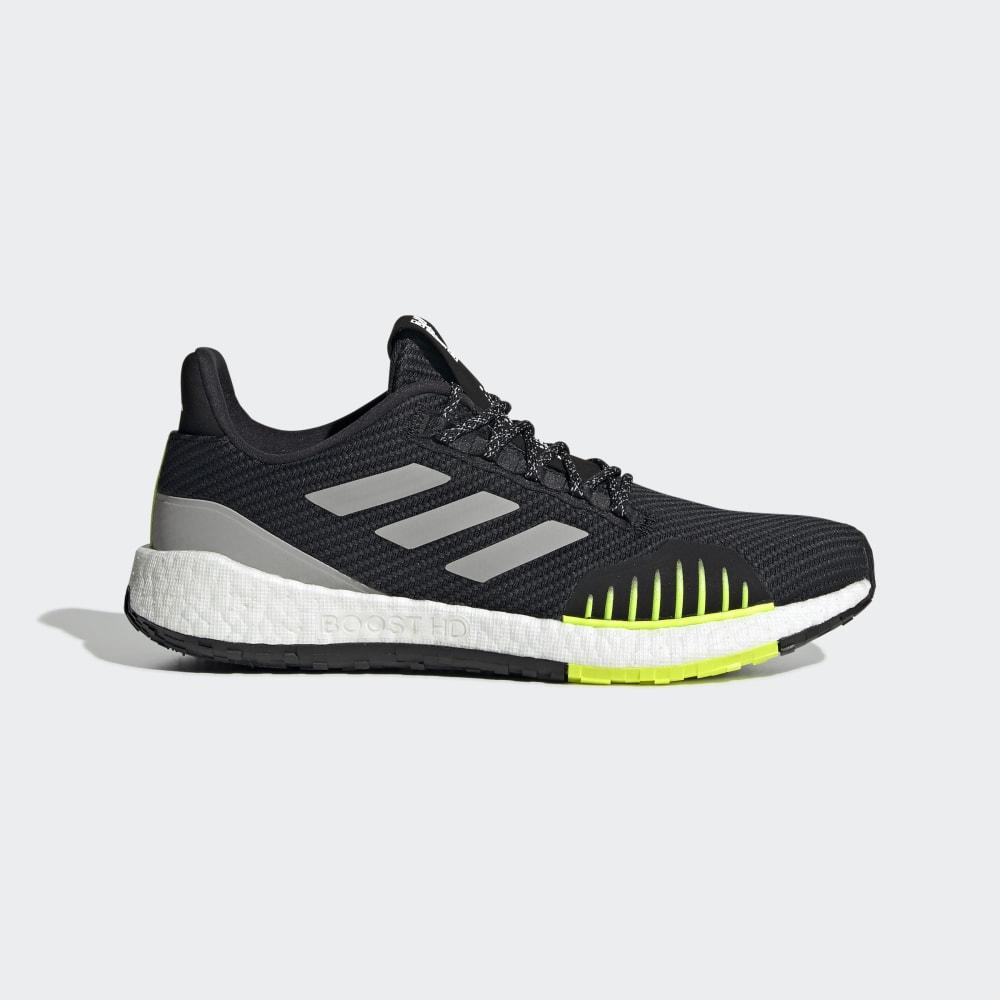 Adidasi Alergare Adidas Pulseboost HD Iarna Barbati Romania - Negrii/Gri/Galbeni FU7322